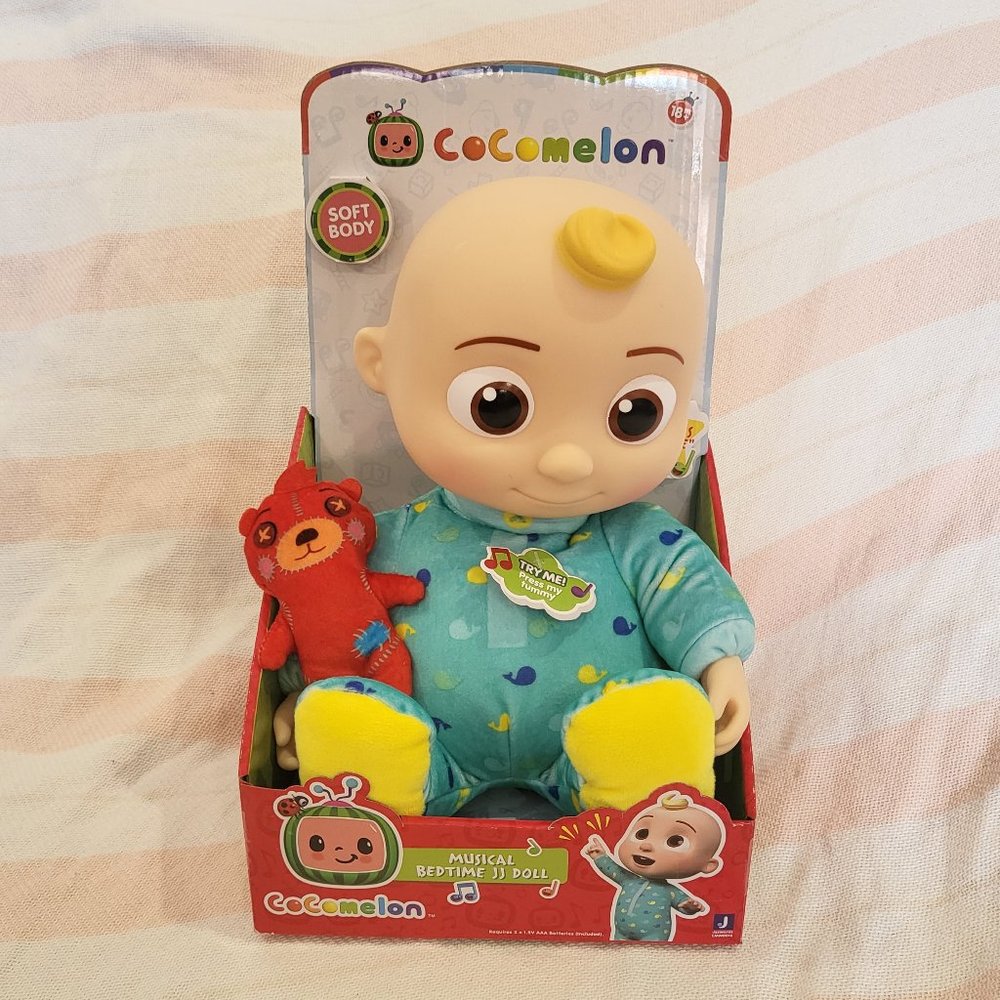 CoComelon Roto Plush Bedtime JJ Doll new